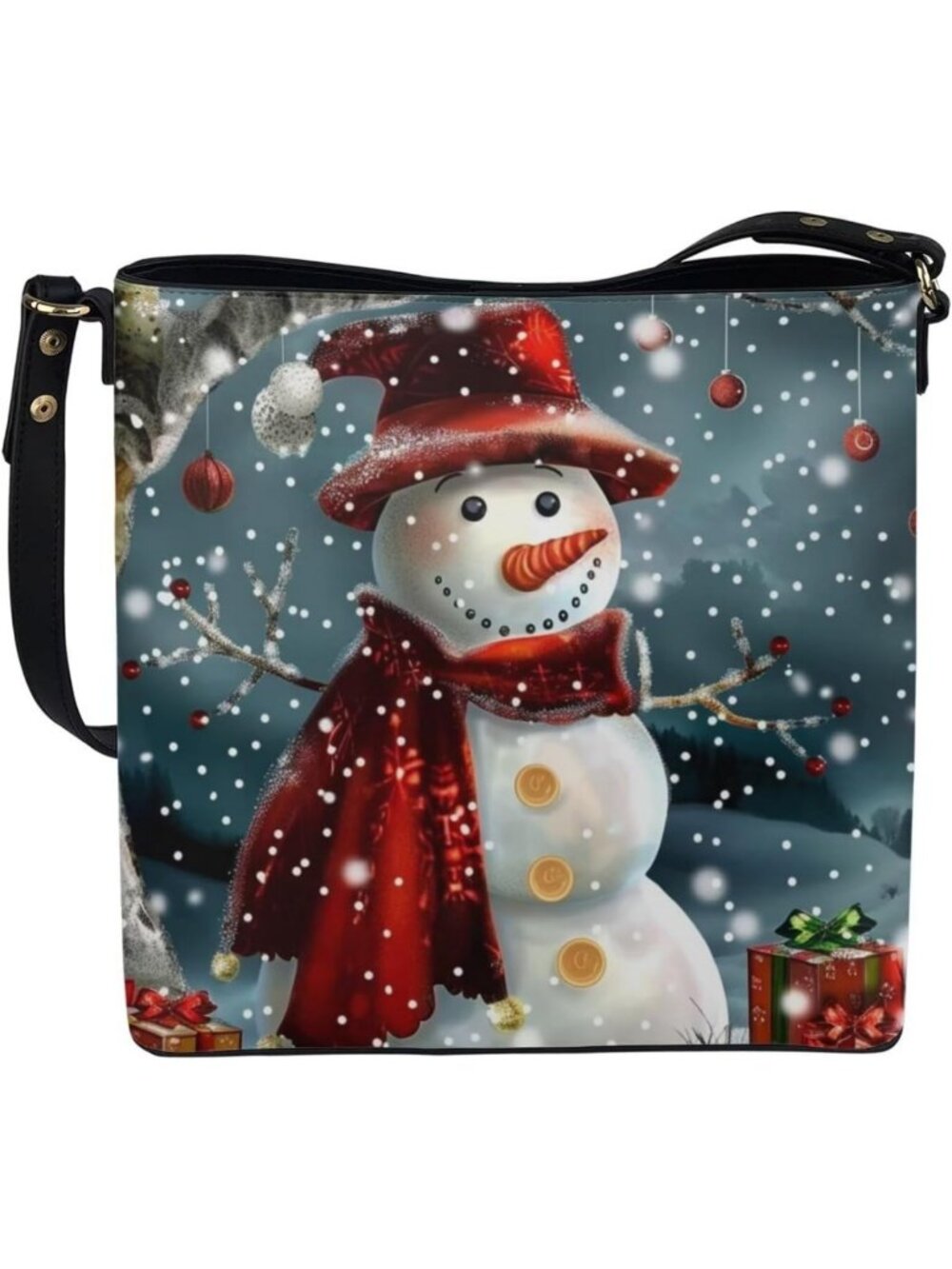 Stylish Boho Leather Handbag - Women's Bucket Crossbody Purse & Shoulder Bag